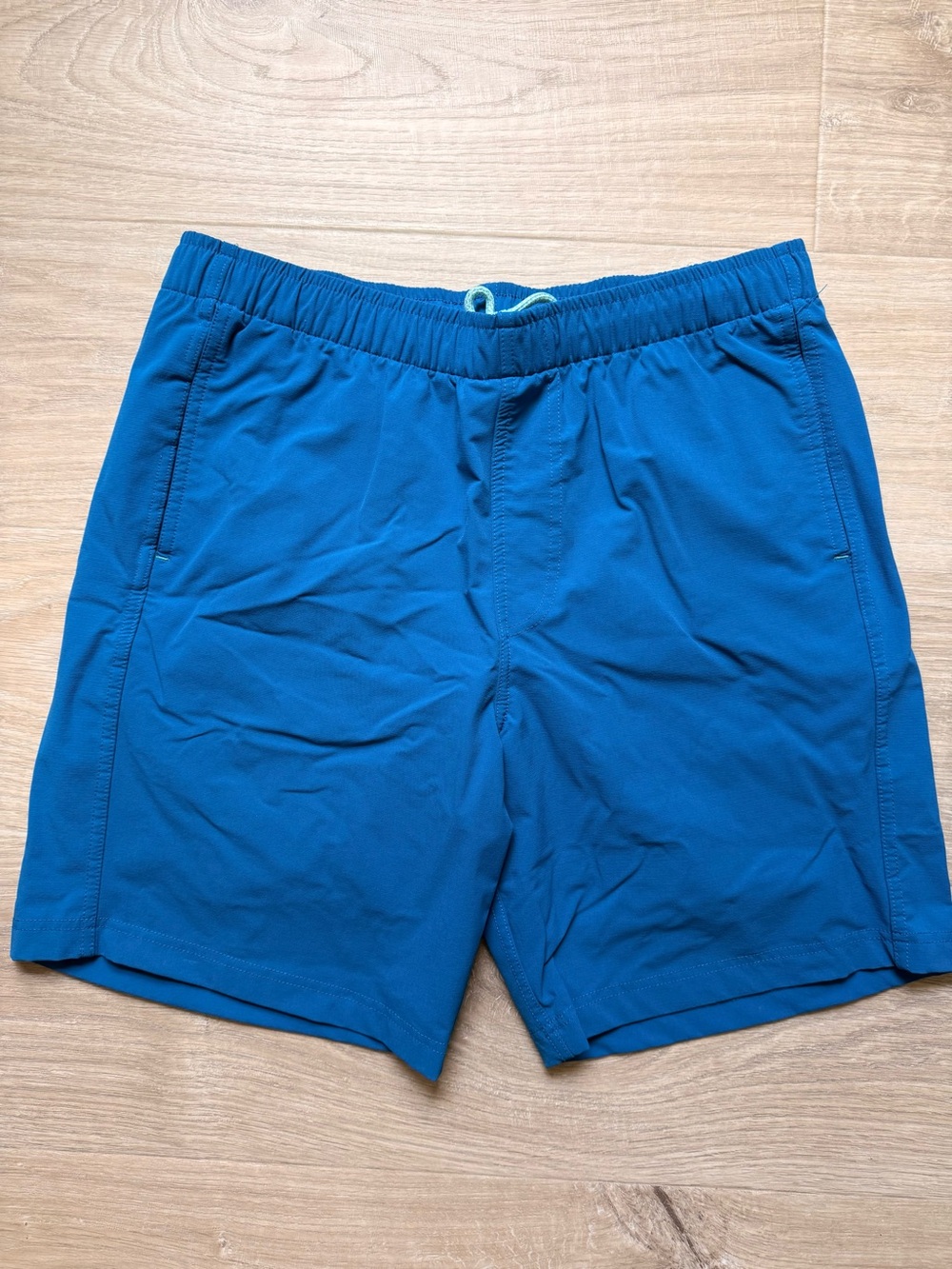 Myles Apparel Everyday Shorts - Bright Blue/Aqua - Size M 8” Inseam